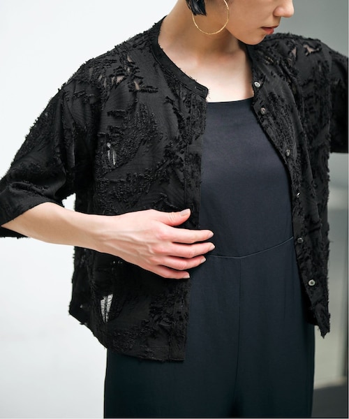 SLOBE IENA  habi/ハビ フラワージャガードブラウス ❤︎ SLOBE IENA（スローブイエナ）の「《予約》habi フラワー