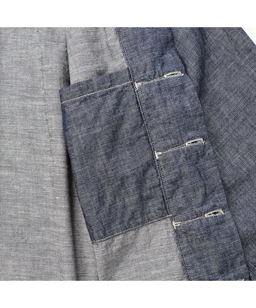 美品 45R シャツデニムの908 8ノットシャツ 4 デニム シャツ 1 45R（フォーティファイブアール）の「シャツデニムの908 8ノット