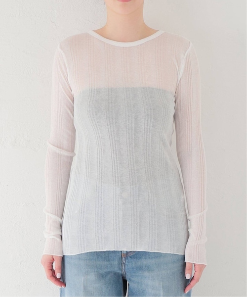 美品 Deuxieme Classe *Dainty Tシャツ シアー テレコ 美品 Deuxieme Classe *Dainty Tシャツ シアー テレコ