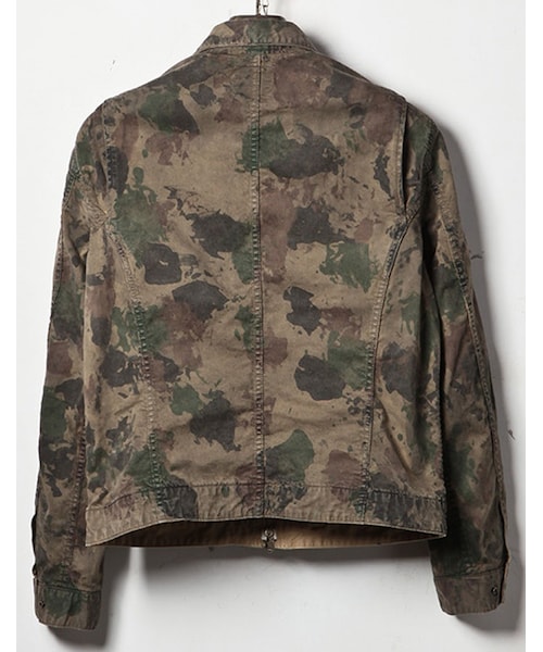 MR.OLIVE（ミスターオリーブ）の「MR.OLIVE HAND CAMO HI STRETCH TWILL / ZIP UP G-JACKET（ジャケット/アウター・メンズ・カモ柄・S/M/L）」の3枚目の写真