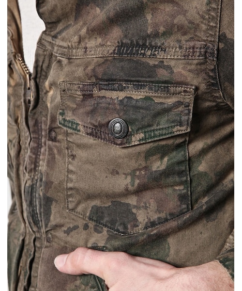 MR.OLIVE（ミスターオリーブ）の「MR.OLIVE HAND CAMO HI STRETCH TWILL / ZIP UP G-JACKET（ジャケット/アウター・メンズ・カモ柄・S/M/L）」の7枚目の写真