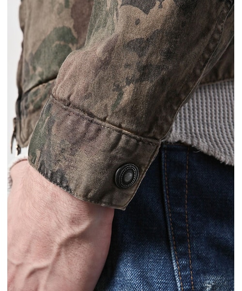 MR.OLIVE（ミスターオリーブ）の「MR.OLIVE HAND CAMO HI STRETCH TWILL / ZIP UP G-JACKET（ジャケット/アウター・メンズ・カモ柄・S/M/L）」の9枚目の写真