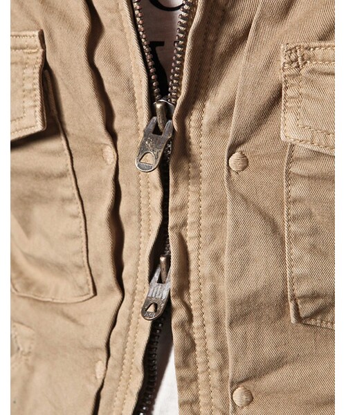 MR.OLIVE(ミスターオリーブ)の「MR.OLIVE HI STRETCH OVERDYED TWILL / ZIP UP G-JACKET(ジャケット/アウター・メンズ・ホワイト/ターコイズ/ベージュ・S/M/L)」の13枚目の写真