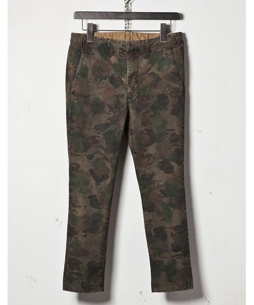 MR.OLIVE（ミスターオリーブ）の「MR.OLIVE HAND CAMO HI STRETCH TWILL / CROPPED SLIM PANTS（パンツ・メンズ・カモ柄・S/M/L）」の4枚目の写真