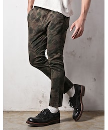 MR.OLIVE | MR.OLIVE HAND CAMO HI STRETCH TWILL / CROPPED SLIM PANTS(パンツ)