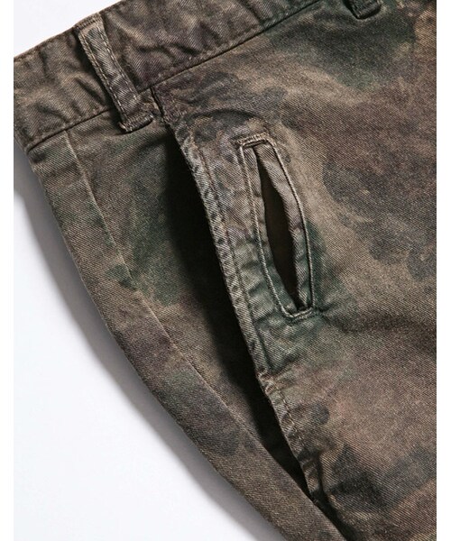 MR.OLIVE（ミスターオリーブ）の「MR.OLIVE HAND CAMO HI STRETCH TWILL / CROPPED SLIM PANTS（パンツ・メンズ・カモ柄・S/M/L）」の7枚目の写真