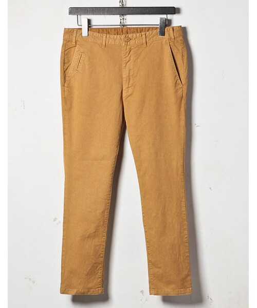 MR.OLIVE(ミスターオリーブ)の「MR.OLIVE HI STRETCH OVERDYED TWILL / ANKLE CUT SLIM PANTS(パンツ・メンズ・ホワイト/ターコイズ/マスタード/レッド・S/M/L)」の7枚目の写真