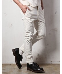 MR.OLIVE | MR.OLIVE HI STRETCH OVERDYED TWILL / ANKLE CUT SLIM PANTS(パンツ)