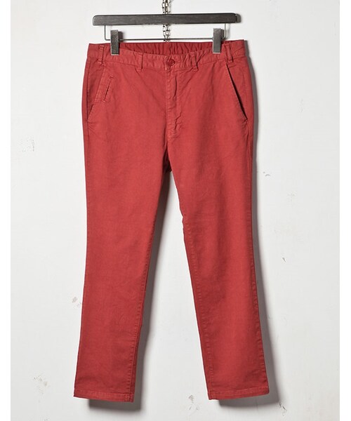 MR.OLIVE(ミスターオリーブ)の「MR.OLIVE HI STRETCH OVERDYED TWILL / ANKLE CUT SLIM PANTS(パンツ・メンズ・ホワイト/ターコイズ/マスタード/レッド・S/M/L)」の8枚目の写真