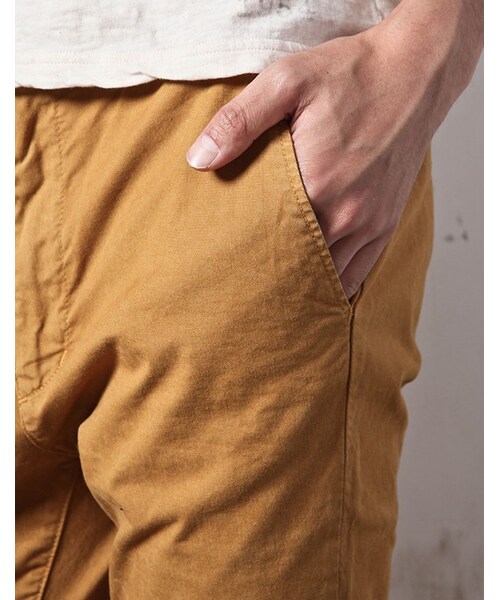 MR.OLIVE(ミスターオリーブ)の「MR.OLIVE HI STRETCH OVERDYED TWILL / ANKLE CUT SLIM PANTS(パンツ・メンズ・ホワイト/ターコイズ/マスタード/レッド・S/M/L)」の13枚目の写真