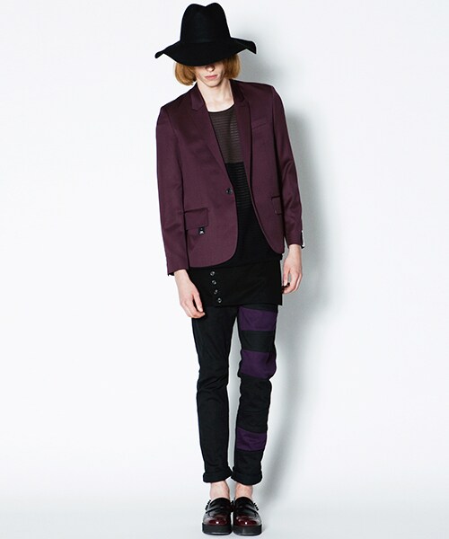 SHAREEF（シャリーフ）の「【men's FUDGE掲載】 TAILORED JK（ジャケット/アウター・メンズ・BLK/WIN/BGN・1/2）」の8枚目の写真