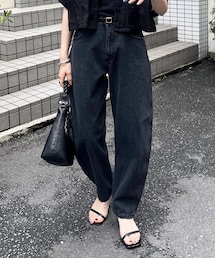 DISCOAT | USコットンデニムカーブパンツ(デニムパンツ)