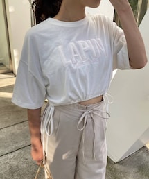 one after another NICE CLAUP | ロゴ刺しゅうショートTee(Tシャツ/カットソー)
