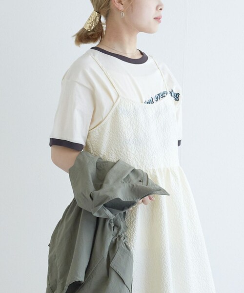 w closet（ダブルクローゼット）の「ふくれフラワーキャミ