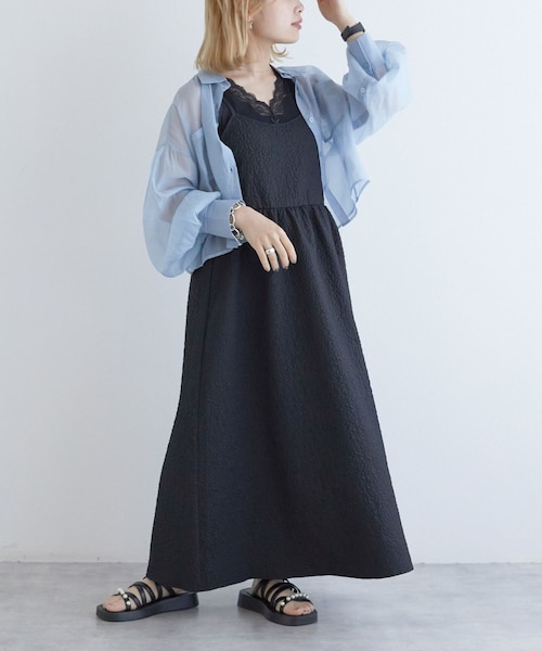 Alley by w closet フクレフラワーキャミドレス Alley by w closet フクレフラワーキャミドレス - メルカリ