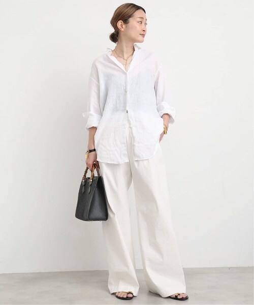 Deuxieme Classe（ドゥーズィエムクラス）の「*リネン ウォッシュシャツ（その他・ホワイト/フリー）」の4枚目の写真