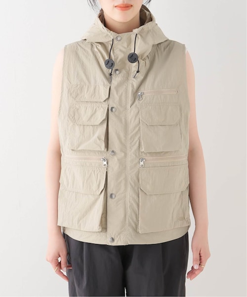 ノースフェイスパープルレーベル ウールリップストップトレイルベスト