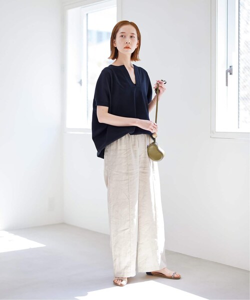 ジャーナルスタンダード GOODMOODノースリーブカフタンプルオーバー 白 黒 JOURNAL STANDARD（ジャーナルスタンダード）の「《追加予約》GOODMOOD