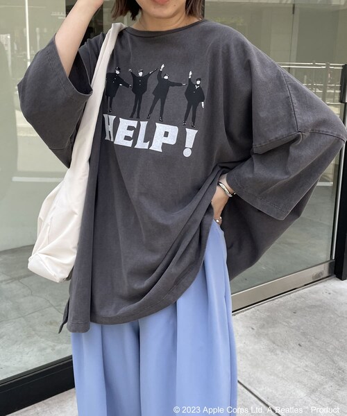 【新品タグ付】BEATLES HELP T CAPRICIEUX LE'MAGE GOOD ROCK SPEED〉BEATLES HELP Tシャツ | CAPRICIEUX LE'MAGE