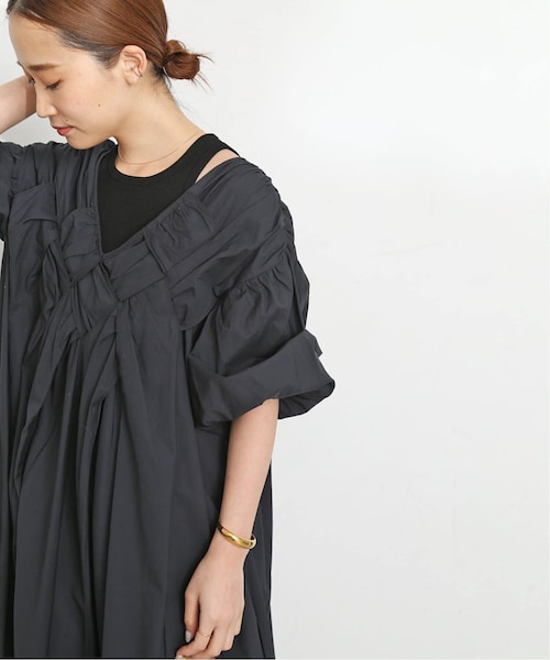 Deuxieme Classe マーレット Gatheredドレス ワンピース Deuxieme Classe（ドゥーズィエムクラス）の「【Marlette