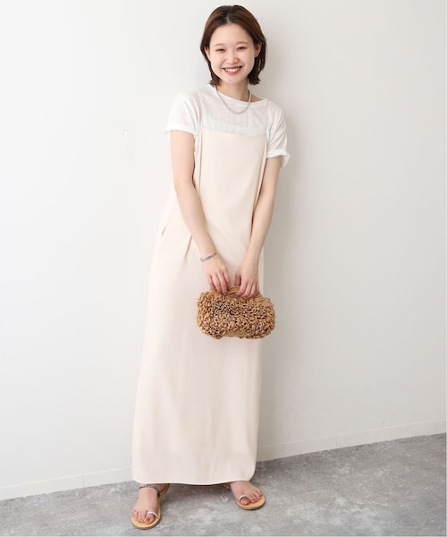 SLOBE IENA アイラインキャミワンピース SLOBE IENA｜《追加/2枚セット》アイラインキャミワンピース