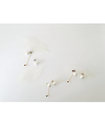 atelier bloom | コットンパール2WAYちょうちょピアス(ピアス（両耳用）)