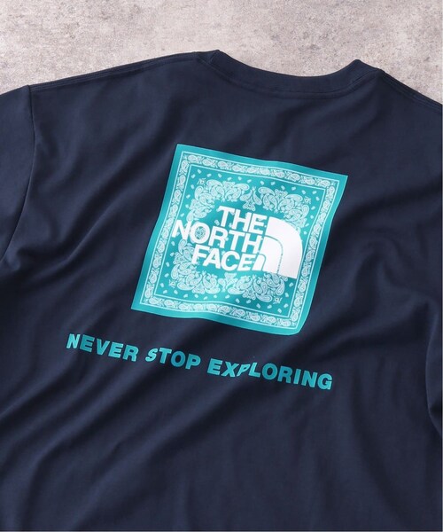 417 EDIFICE（フォーワンセブンエディフィス）の「【THE NORTH FACE / ザ ノースフェイス】 Bandana Square Logo Tシャツ（その他・ブラック/M/L/XL）」の4枚目の写真