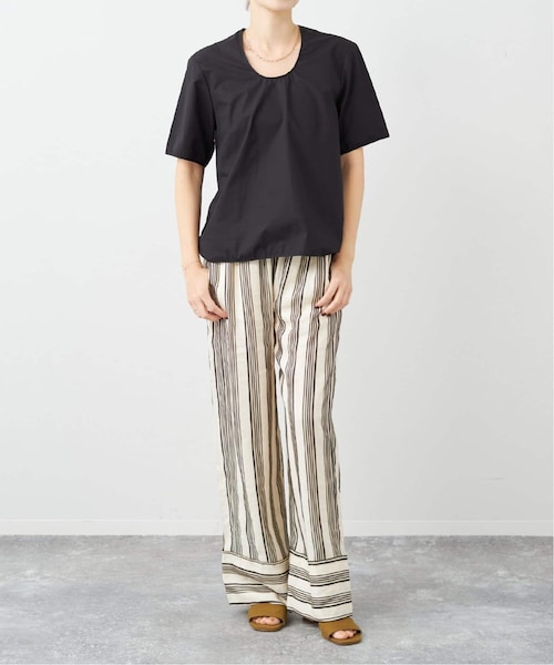 【2023SS】plage Typewriter T ブラウス ブラック plage（プラージュ）の「Typewriter T ブラウス（）」 - WEAR