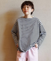 JOURNAL STANDARD LUXE（ジャーナルスタンダード　ラックス）の「コットンボーダーボートネックプルオーバー（その他）」