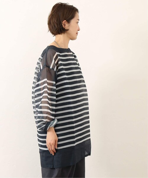 【迷迭香 / マンネンロウ】 MESH BASQUE SHIRT 山荘飯島 JOURNAL STANDARD LUXE（ジャーナルスタンダード ラックス）の