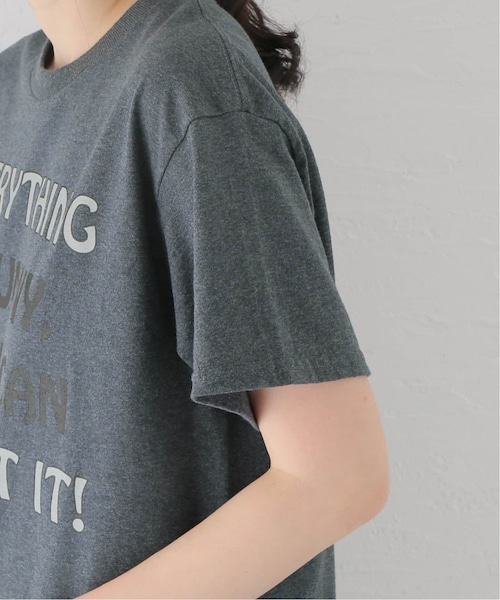 ジャーナルスタンダードラックス　HOORAYプリントT グレー 新品未使用 アソートプリントT（Tシャツ/カットソー）｜JOURNAL STANDARD