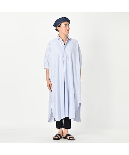 【45R（フォーティファイブ・アール）】スーピマオックス シャツジャケット 45Rスーピマオックスのシャツジャケット WOMEN: WOMEN｜45R