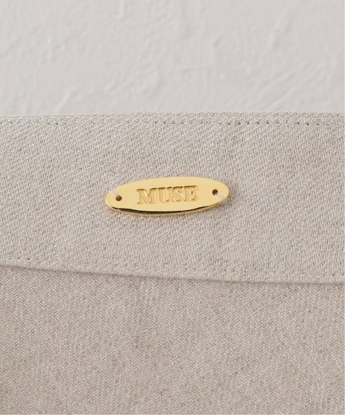 MUSE de Deuxieme Classe OGLINEN フレアスカート MUSE de Deuxieme classe（ミューズデドゥーズィエムクラス）の