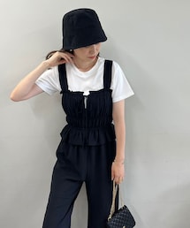 one after another NICE CLAUP | フリルロンパース(パンツ)