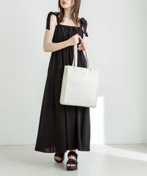 OLIVE des OLIVE | 肩リボンシャーリングキャミワンピース(ワンピース/ドレス)