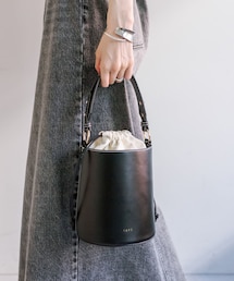 mystic | loti 巾着付きバケツBAG(ハンドバッグ)
