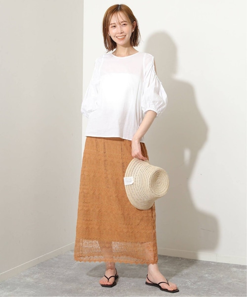 【新品タグ付き】SLOBE IENA レースクロシェニット SLOBE IENA - 【新品タグ付き】SLOBE IENA レースクロシェニット