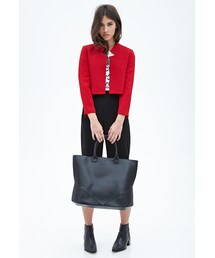 FOREVER 21 | テクスチャードノーカラージャケット(ジャケット/アウター)