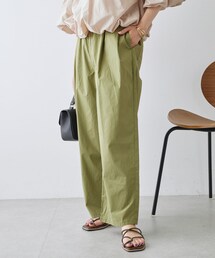 PUAL CE CIN | 高密度コットンコクーンシルエットパンツ(パンツ)