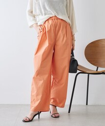 PUAL CE CIN | 高密度コットンコクーンシルエットパンツ(パンツ)