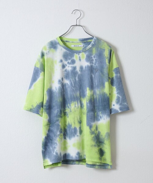 COLONY 2139（コロニートゥーワンスリーナイン）の「タイダイ刺繍半袖T（Tシャツ/カットソー・メンズ・ブラック/ブルー/グレー・M/L）」の2枚目の写真