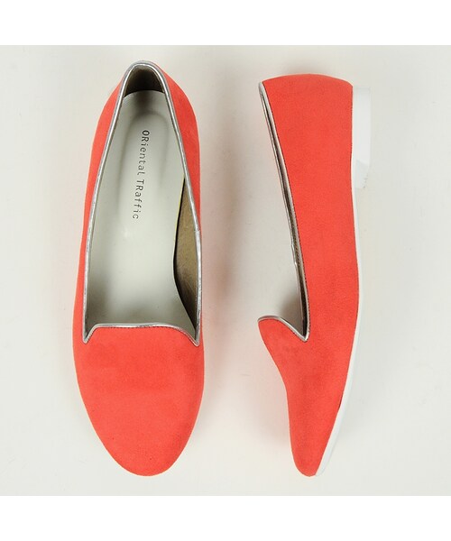 ORiental TRaffic（オリエンタルトラフィック）の「パイピングオペラシューズ（シューズ・レディース・ブルー/グレー/ネイビー/レッド/イエロー・34/35/36/37/38/39/40/41/42）」の4枚目の写真