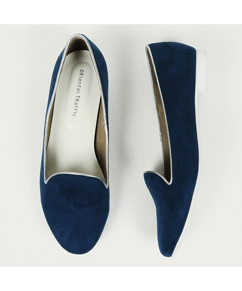 ORiental TRaffic（オリエンタルトラフィック）の「パイピングオペラシューズ（シューズ・レディース・ブルー/グレー/ネイビー/レッド/イエロー・34/35/36/37/38/39/40/41/42）」の5枚目の写真