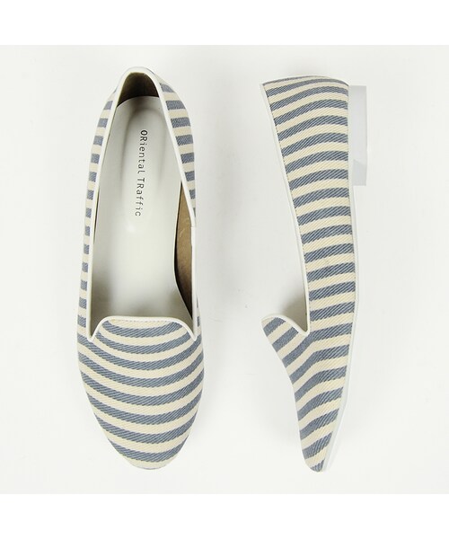 ORiental TRaffic（オリエンタルトラフィック）の「パイピングオペラシューズ（シューズ・レディース・ブルー/グレー/ネイビー/レッド/イエロー・34/35/36/37/38/39/40/41/42）」の3枚目の写真