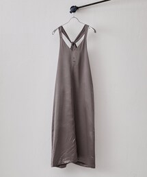 Lui's | サテンバッククロスキャミワンピース(セット対応)(ワンピース/ドレス)