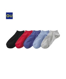 GU | (GU)ショートソックス(5足組)C4(レッグウェア)