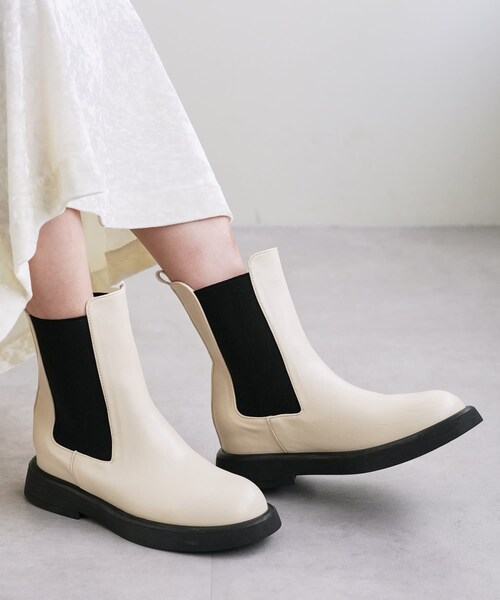 【6/9～クーポン対象】インヒールチェルシーブーツ