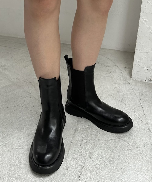 【6/9～クーポン対象】インヒールチェルシーブーツ