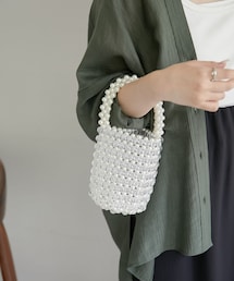 COLLAGE GALLARDAGALANTE | 【PAPILLONNER/パピヨネ】ビーズバスケット(ハンドバッグ)