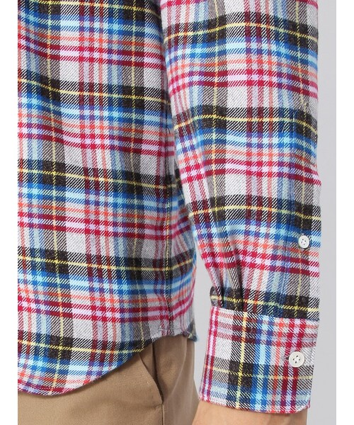 【美品】UNIVERSAL LANGUAGE ETONNE フランネルシャツ UNIVERSAL LANGUAGE（ユニバーサルランゲージ）の「【ETONNE